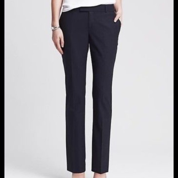 NWT Banana Republic Navy Martin Fit Trousers - Picture 1 of 8